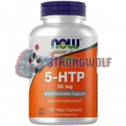 5-HTP [Гидрокситриптофан] (50 мг x 180 капс), NOW Foods
