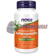 Ashwagandha [Ашваганда] (450 мг x 90 капс), NOW Foods