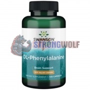 DL-Phenylalanine [Фенилаланин] (500 мг x 100 капс), Swanson