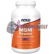 MSM Powder [Methylsulfonylmethane] (454 гр), NOW Foods