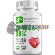 Omega-3 [60% EPA & DHA] (120 шт по 1000 мг), 4Me Nutrition