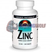 Zinc (250 шт), Source Naturals