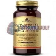 Vitamin D3 (250 шт по 25 мкг), Solgar