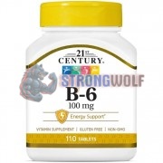 Vitamin B-6 (110 шт по 100 мг), 21st Century