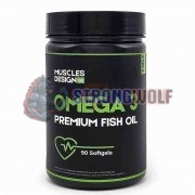 Omega 3 [Premium Fish Oil] (90 шт по 1000 мг), Muscles Design Lab