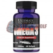 Omega-3 [Fish Oil Supplement] (90 шт по 1000 мг), Ultimate Nutrition