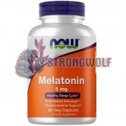 Melatonin (60 шт по 3 мг), NOW Foods