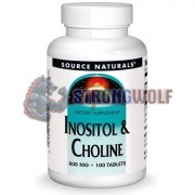 Inositol & Choline (100 шт по 800 мг), Source Naturals