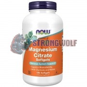 Magnesium Citrate (180 шт), NOW Foods
