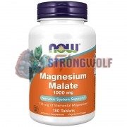 Magnesium Malate (180 шт по 1000 мг), NOW Foods