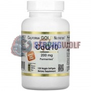 CoQ10 [Fermented] (120 шт по 200 мг), California Gold Nutrition